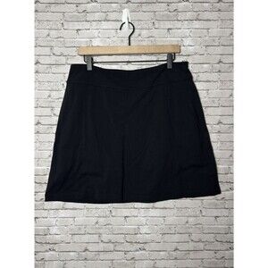 Athleta Skort Size Large Tall Activewear RN #54023 Black Tennis or Golf Skirt